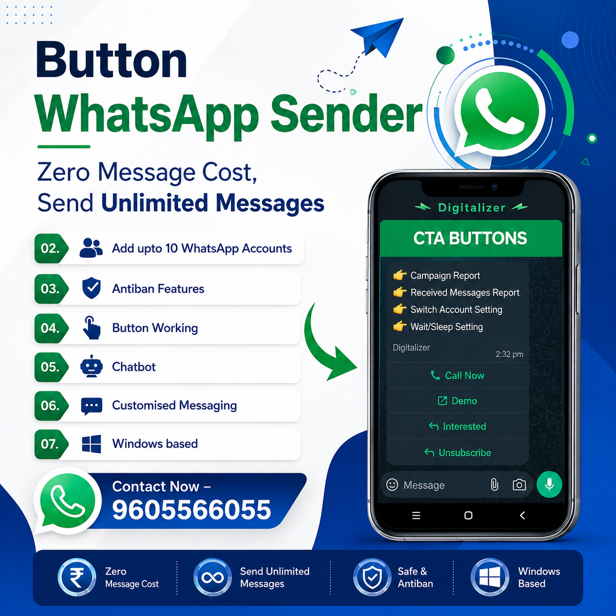 BUTTON SENDER