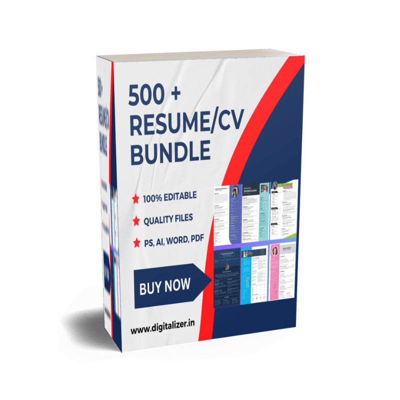 500 + Resume/CV Bundle