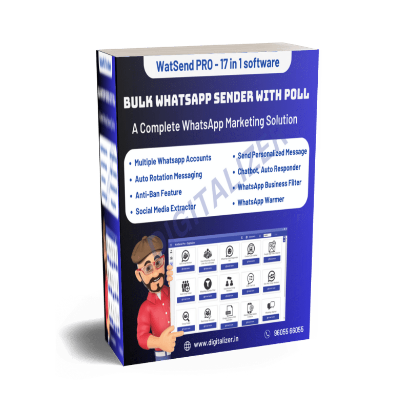 Watsend Pro Multi Account Bulk WhatsApp Sender