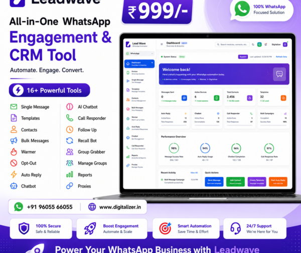 Leadwave - WhatsApp & Telegram marketing